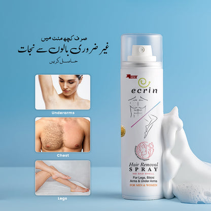 New Ecrin Hair Removal Foaming Spray