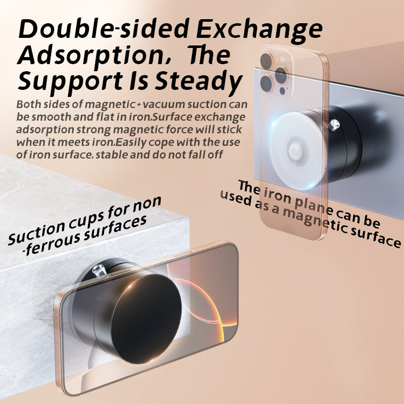 360° Magnetic Car Phone Holder With Strong Suction Base
