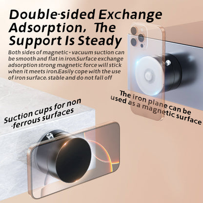 360° Magnetic Car Phone Holder With Strong Suction Base
