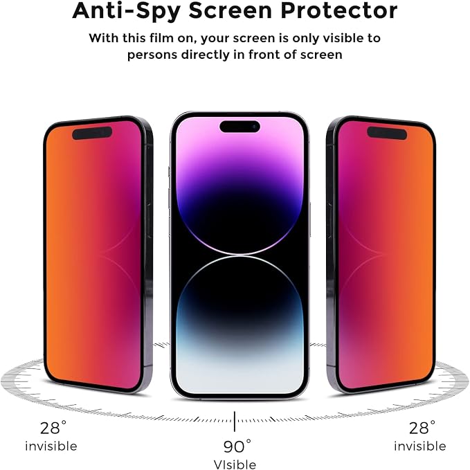 Privacy Screen  RED Protector for iPhone