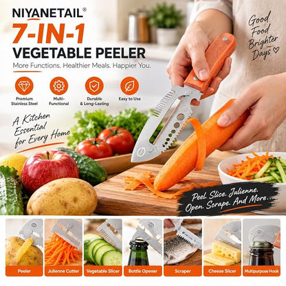 7-in-1 Vegetable Peeler And Cutter