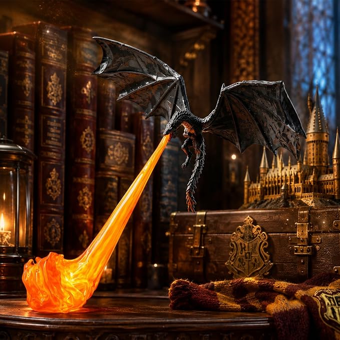 Dragon Breath Flame Night Lamp
