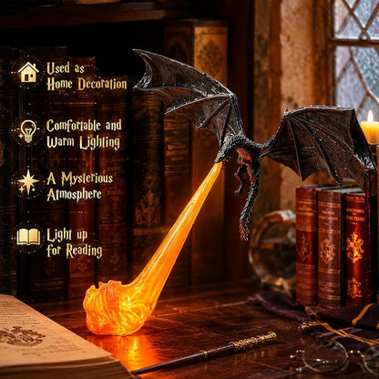 Dragon Breath Flame Night Lamp