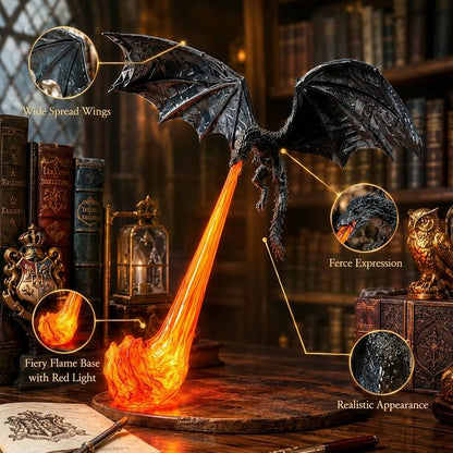 Dragon Breath Flame Night Lamp