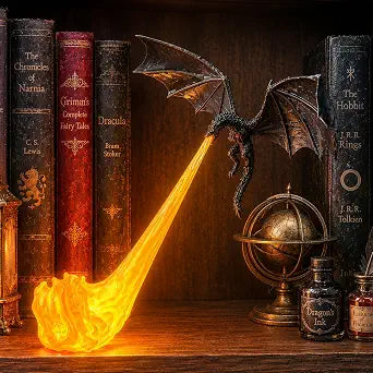 Dragon Breath Flame Night Lamp
