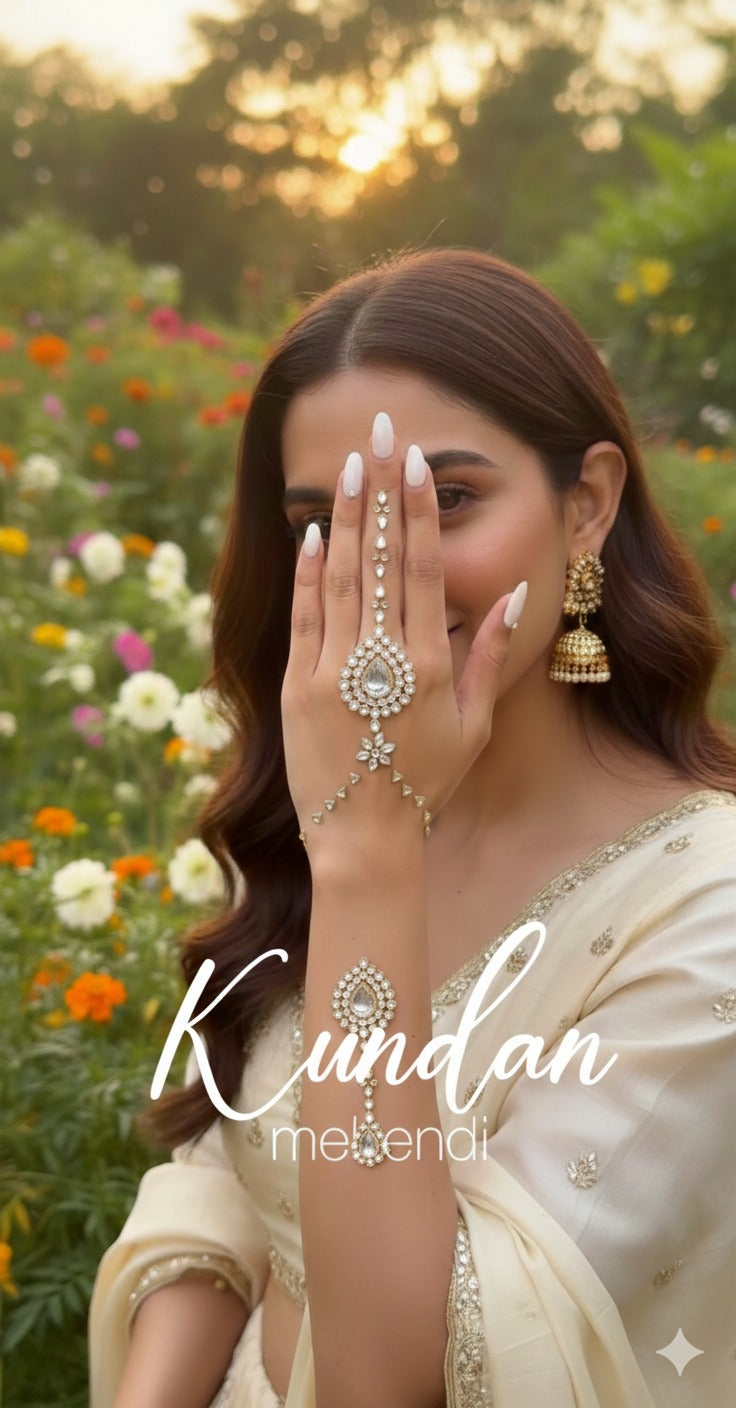 VIRAL  Kundan Stone Mehndi (KUNDHAN + MAGIC PEN )+ (MYSTERY GIFT ALSO)