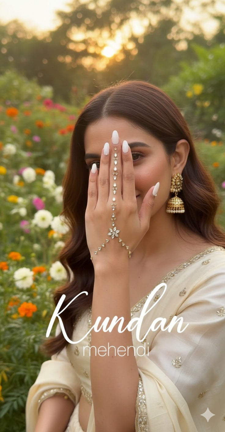 VIRAL  Kundan Stone Mehndi (KUNDHAN + MAGIC PEN )+ (MYSTERY GIFT ALSO)