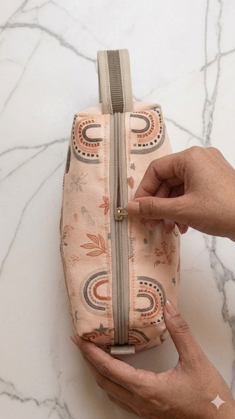 Multi  Zipper Pencil Pouch