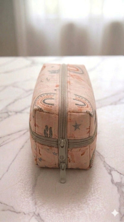 Multi  Zipper Pencil Pouch