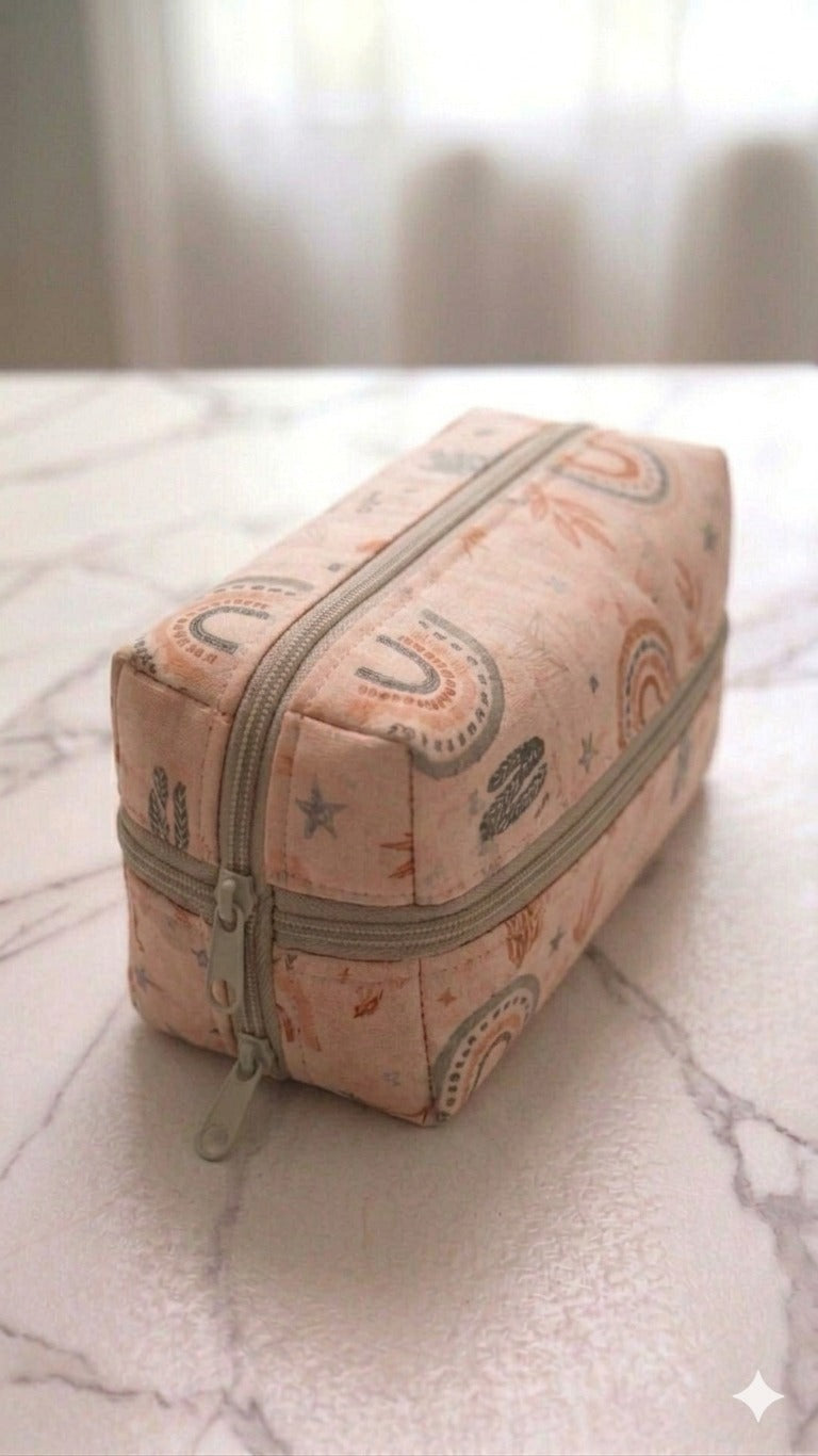 Multi  Zipper Pencil Pouch