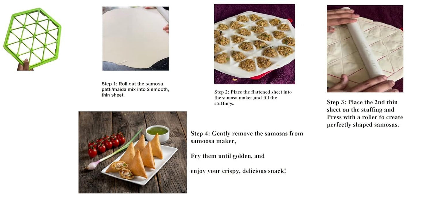 24 in 1 Unbreakable Samosa Maker