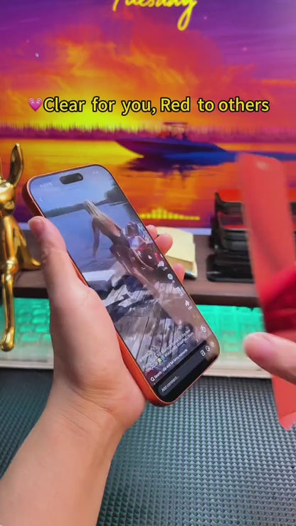 Privacy Screen  RED Protector for iPhone